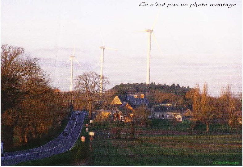 Parc éolien Derval-Lusanger au Vieux-bourg Loire Atlantique